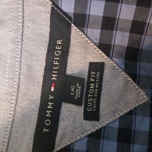 Tommy Hilfiger Blue Plaid Shirt